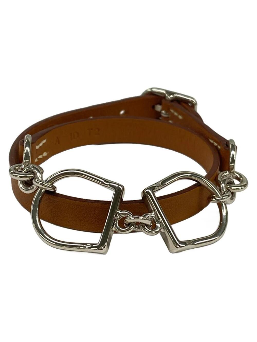 Hermes Detriers Light Brown Leather A #346393H64B